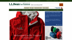 What Llbeanbusiness.com website looked like in 2019 (5 years ago)