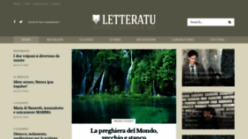 What Letteratu.it website looked like in 2019 (5 years ago)