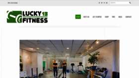 What Lucky13fitness.com website looked like in 2019 (5 years ago)