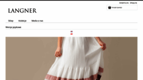 What Langner-fashion.com website looked like in 2019 (5 years ago)