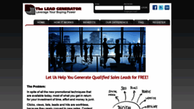 What Leadgenerator.com website looked like in 2019 (5 years ago)