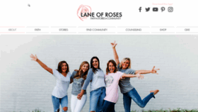 What Laneofroses.com website looked like in 2019 (5 years ago)