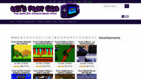 What Letsplaygba.com website looked like in 2019 (5 years ago)