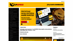 What Lpexpress.lt website looked like in 2019 (5 years ago)