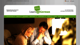 What Learn-german-home-tuition.com website looked like in 2019 (5 years ago)