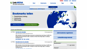 What Linkarena.com website looked like in 2019 (5 years ago)