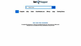 What Listhopper.com website looked like in 2019 (5 years ago)