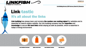 What Linkfishmedia.com website looked like in 2019 (5 years ago)