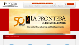 What Lafronteraaz.org website looked like in 2019 (5 years ago)