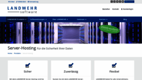 What Landwehr-hosting.de website looked like in 2019 (5 years ago)