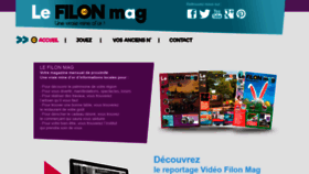 What Lefilonmag.com website looked like in 2019 (5 years ago)