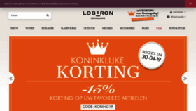 What Loberon.nl website looked like in 2019 (5 years ago)