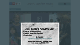 What Londas-sewing.com website looked like in 2019 (5 years ago)