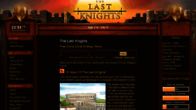 What Lastknights.com website looked like in 2019 (5 years ago)