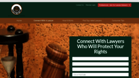 What Lawyersforhire.com website looked like in 2019 (5 years ago)