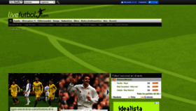 What Livefutbol.com website looked like in 2019 (5 years ago)