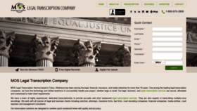 What Legaltranscriptionservice.com website looked like in 2019 (5 years ago)