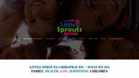 What Littlesproutschiropractic.com.au website looked like in 2019 (5 years ago)