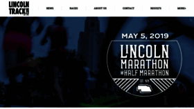 What Lincolnrun.org website looked like in 2019 (4 years ago)