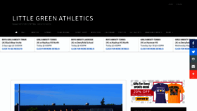 What Littlegreenathletics.com website looked like in 2019 (5 years ago)