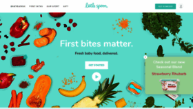 What Littlespoon.com website looked like in 2019 (5 years ago)