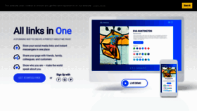 What Linkful.me website looked like in 2019 (6 years ago)