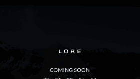 What Lore.com website looked like in 2019 (5 years ago)