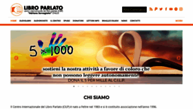 What Libroparlato.org website looked like in 2019 (4 years ago)