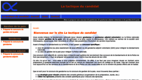 What La-tactique-du-candidat.fr website looked like in 2019 (5 years ago)