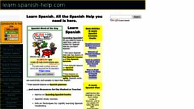 What Learn-spanish-help.com website looked like in 2019 (4 years ago)