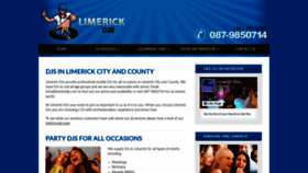What Limerickdjs.com website looked like in 2019 (4 years ago)