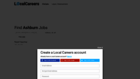 What Localcareers.com website looked like in 2019 (4 years ago)