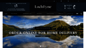 What Lochfyne.com website looked like in 2019 (5 years ago)