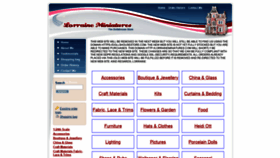What Lorraineminiatures.com website looked like in 2019 (4 years ago)
