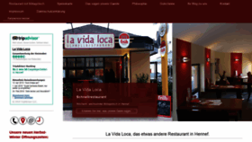 What La-vida-loca-restaurant.de website looked like in 2019 (4 years ago)