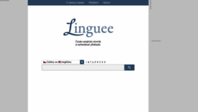 What Linguee.cz website looked like in 2019 (4 years ago)
