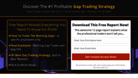 What Lazygaptrader.com website looked like in 2019 (4 years ago)