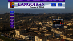 What Langoiran.fr website looked like in 2019 (5 years ago)