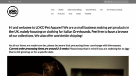 What Lokopetapparel.com website looked like in 2019 (4 years ago)