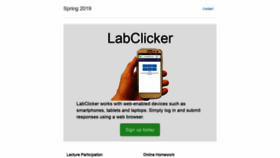 What Labclicker.com website looked like in 2019 (4 years ago)