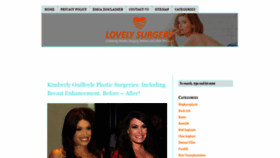 What Lovelysurgery.com website looked like in 2019 (4 years ago)