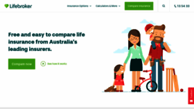 What Lifebroker.com.au website looked like in 2019 (4 years ago)