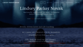 What Lindseyparkernovak.com website looked like in 2019 (4 years ago)