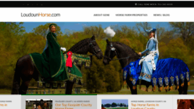 What Loudounhorse.com website looked like in 2019 (4 years ago)