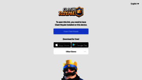 What Link-staging.clashroyale.com website looked like in 2019 (4 years ago)