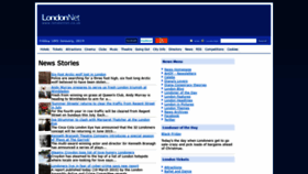 What Londonnet.co.uk website looked like in 2019 (4 years ago)
