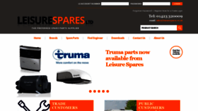 What Leisurespares.co.uk website looked like in 2019 (4 years ago)