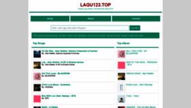 What Lagu123.top website looked like in 2019 (4 years ago)