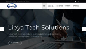 What Libya-tech.net website looked like in 2019 (4 years ago)