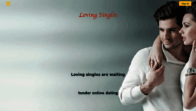 What Loving.singles website looked like in 2019 (4 years ago)